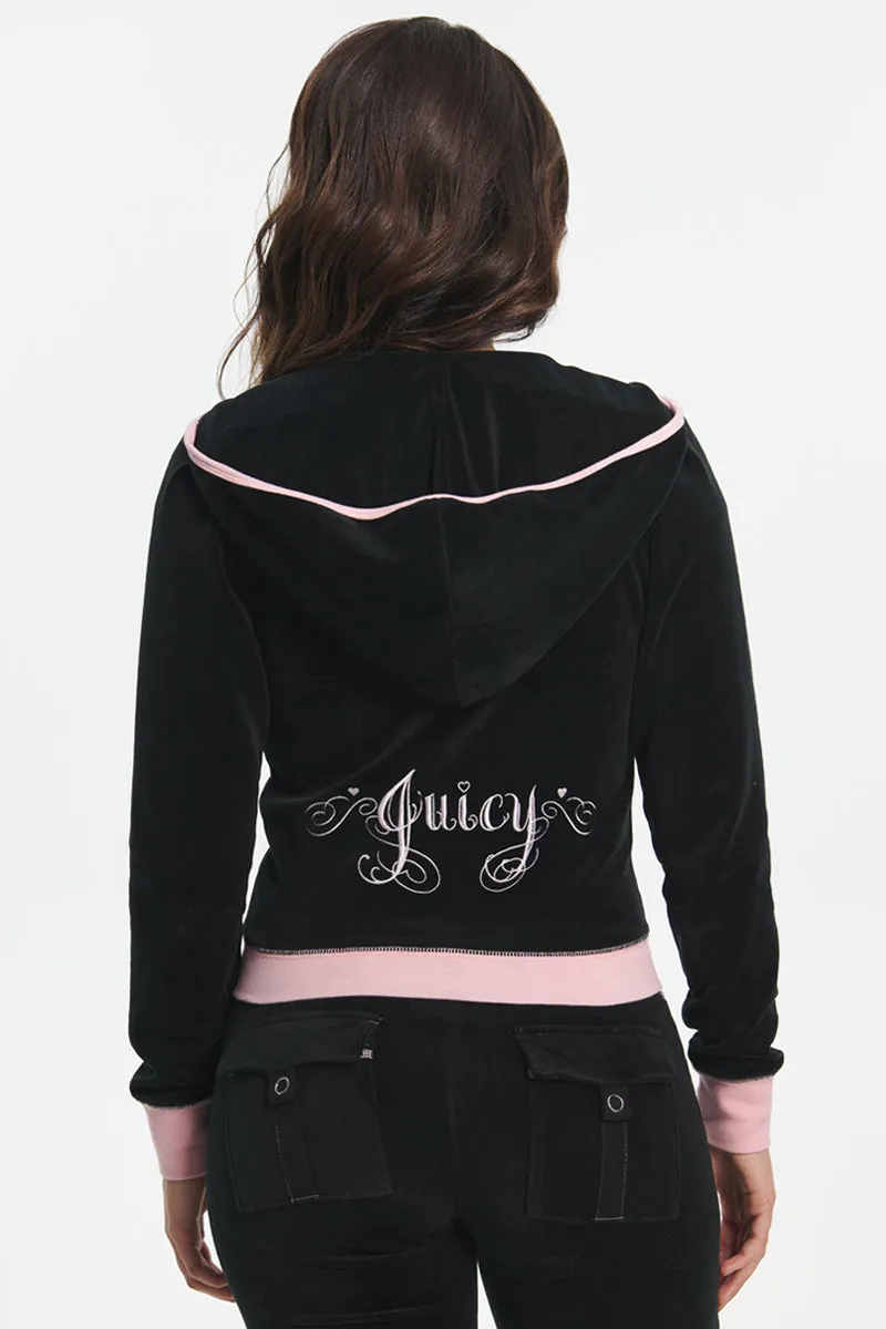 Sweetheart Cotton Velour Hoodie sold by Juicy Couture product image thumbnail 2