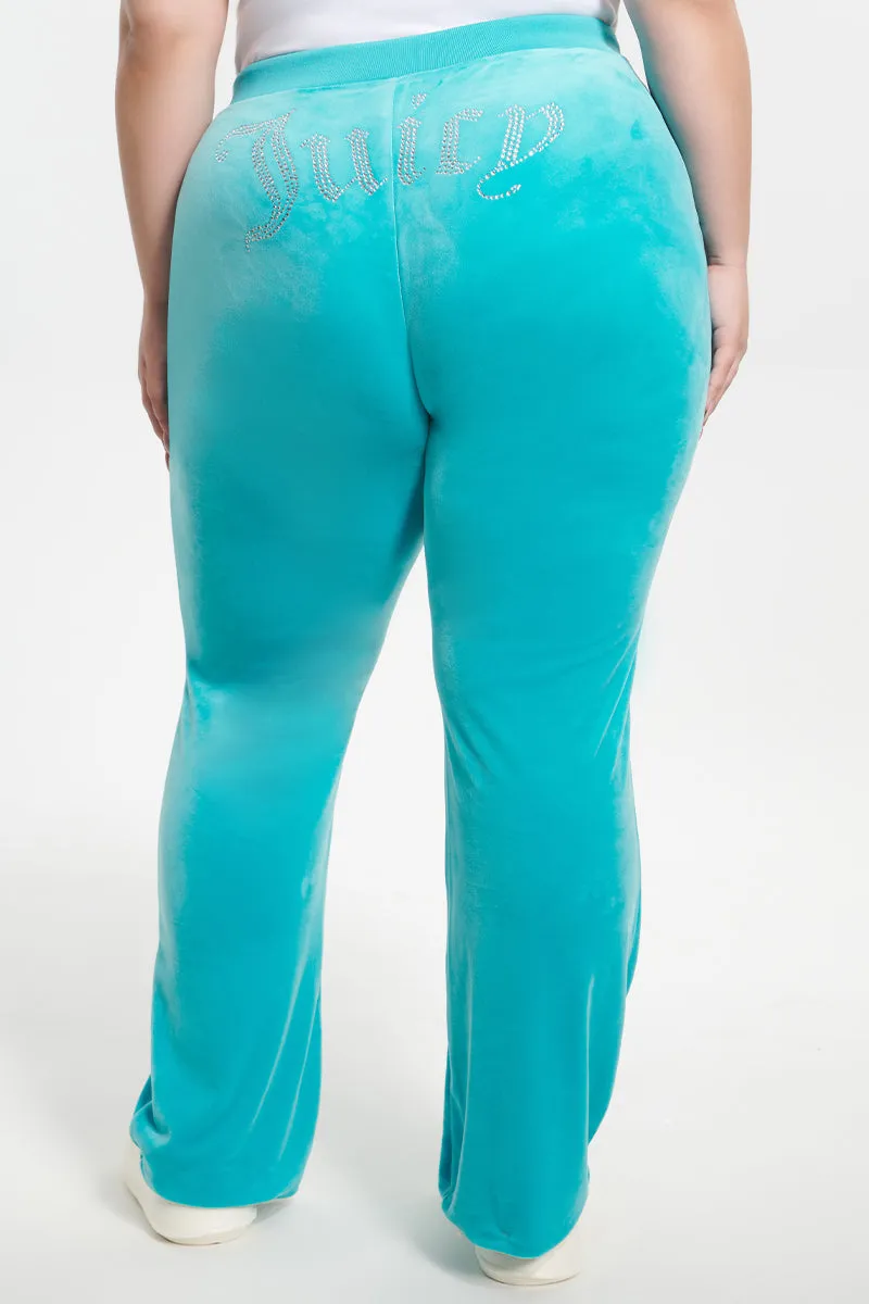 Plus-Size OG Big Bling Velour Track Pants sold by Juicy Couture