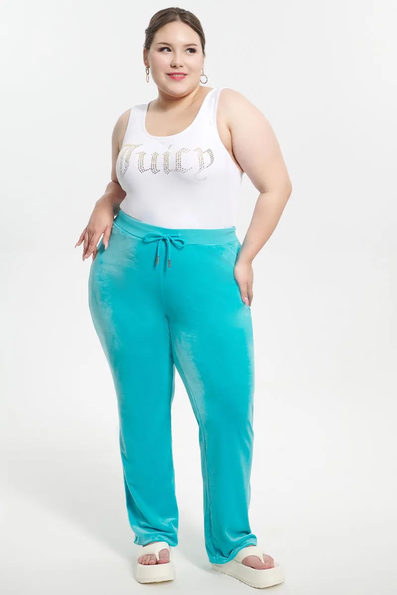 Plus-Size OG Big Bling Velour Track Pants sold by Juicy Couture product image thumbnail 5