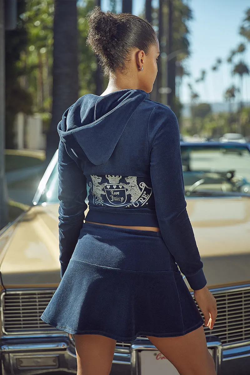 Scottie Cotton Velour Hoodie sold by Juicy Couture