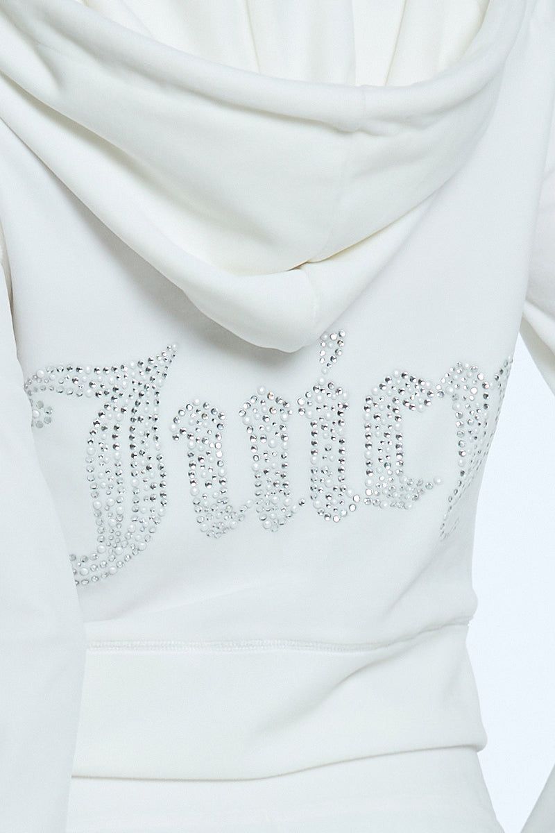 Pearly Big Bling Velour Hoodie sold by Juicy Couture product image thumbnail 2
