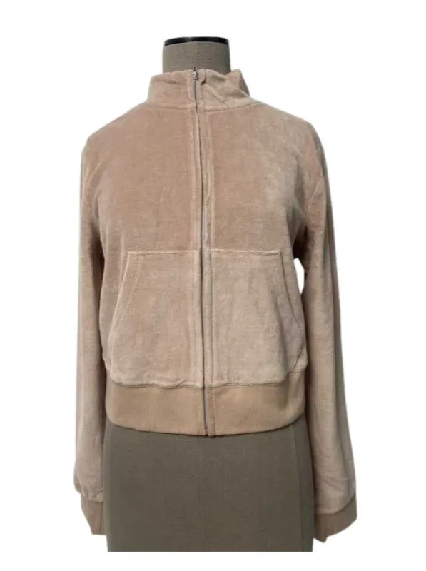Mockneck Velour Track Jacket—REJUICED sold by Juicy Couture