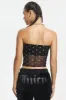 Metallic Monogram Mesh Tube Top sold by Juicy Couture