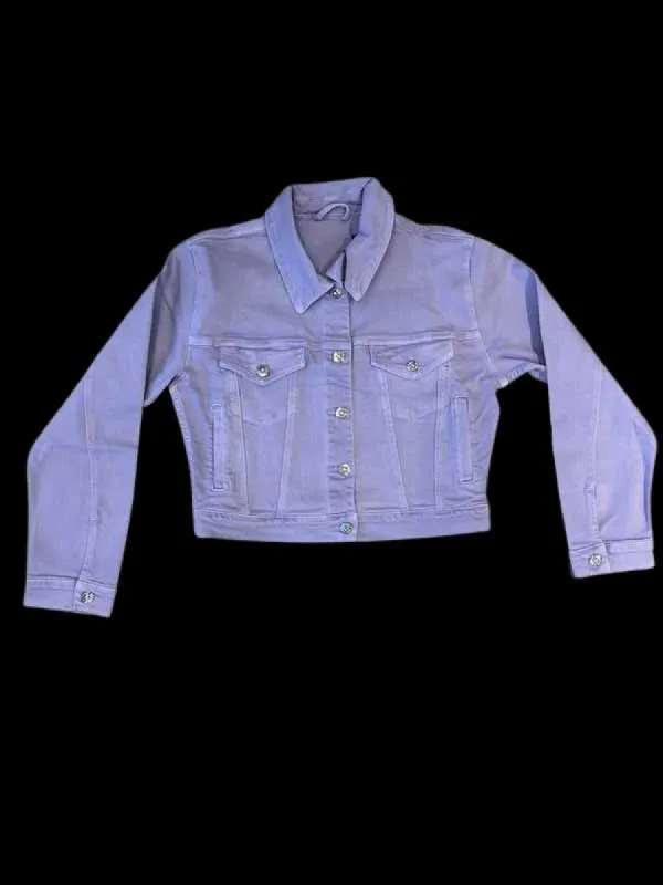 Raquel Crystal Closure Denim Jacket—REJUICED sold by Juicy Couture