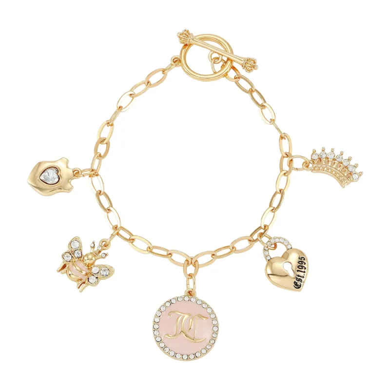 Bee Pink Multi Charm Bracelet sold by Juicy Couture
