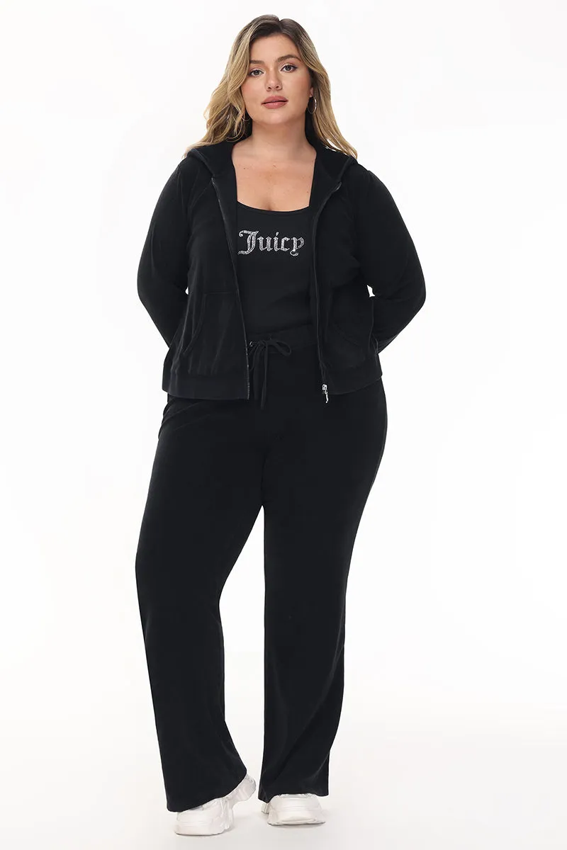 Plus-Size Big Bling Towel Terry Zip Hoodie sold by Juicy Couture product image thumbnail 4