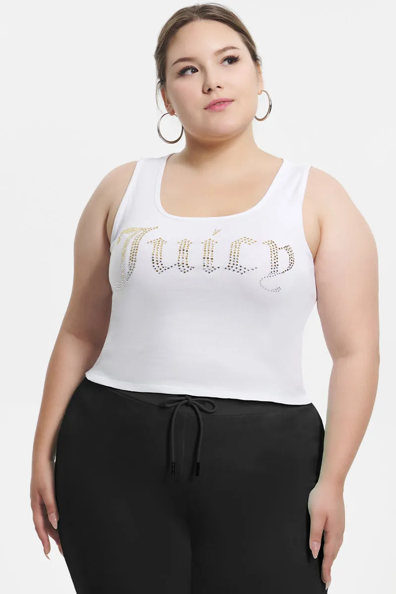 Plus-Size Ombre Bling Tank Top sold by Juicy Couture