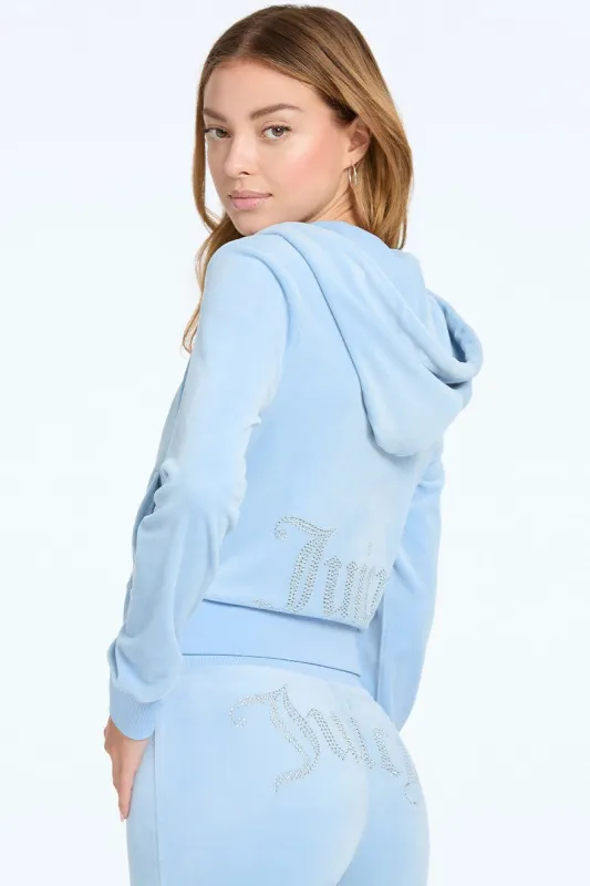 OG Big Bling Velour Hoodie sold by Juicy Couture