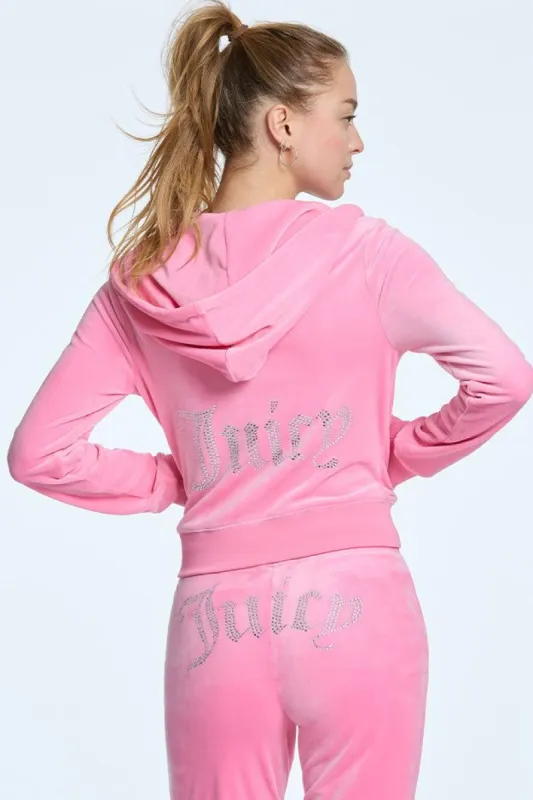 OG Big Bling Velour Hoodie sold by Juicy Couture