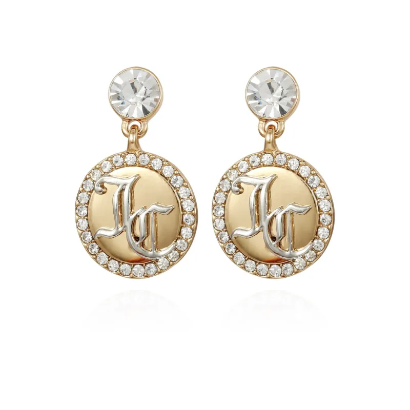 Monogram Drop Earrings sold by Juicy Couture