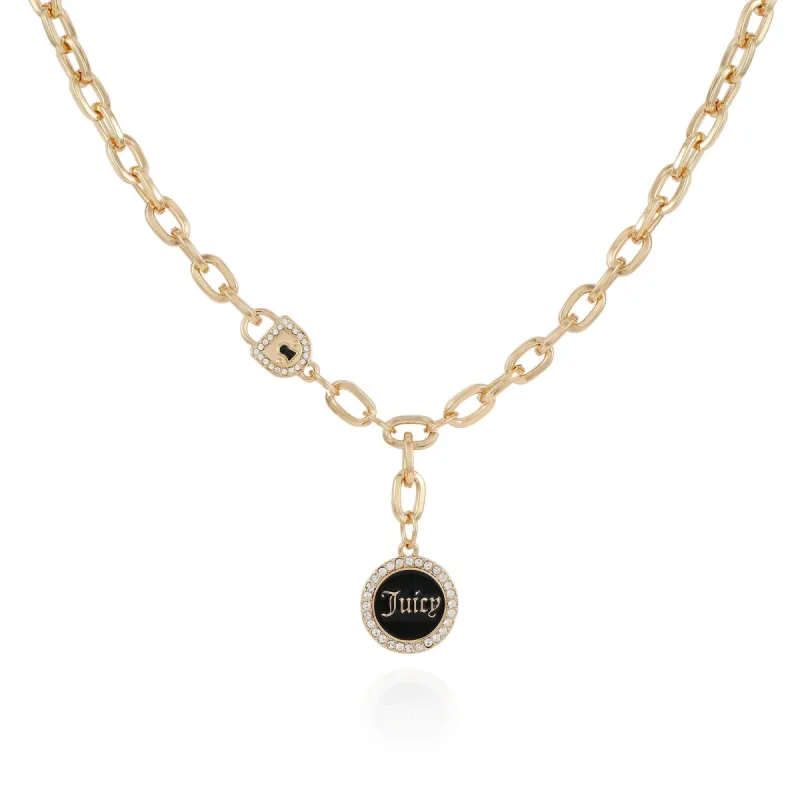 Lock & Chain Y Necklace sold by Juicy Couture