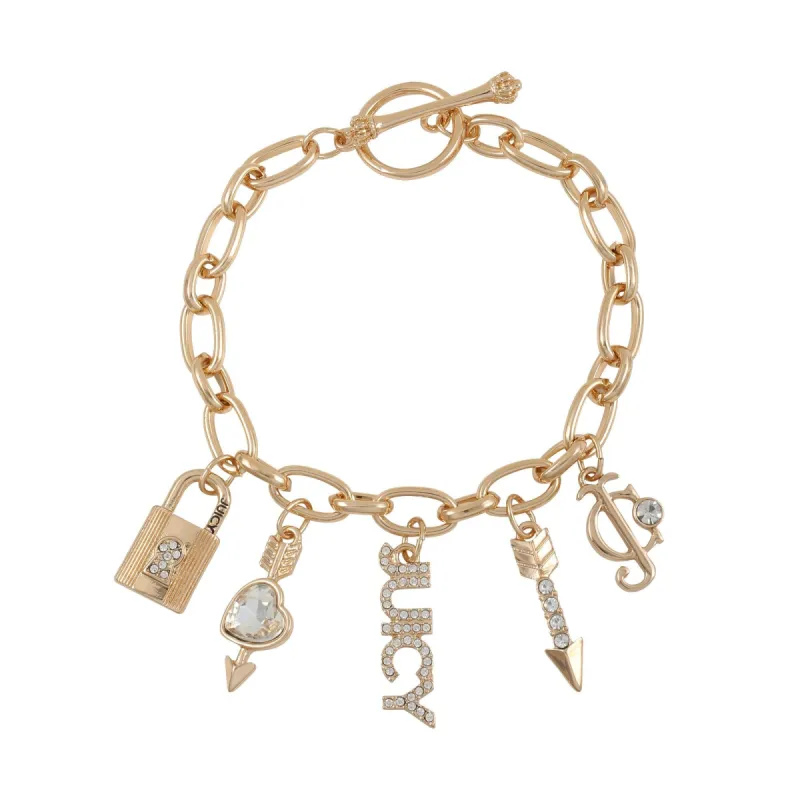 Lock and Key Toggle Charm Bracelet sold by Juicy Couture