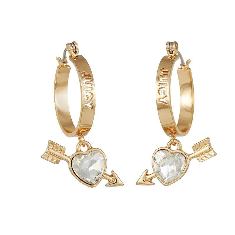 Cupid's Arrow Hoop Earrings sold by Juicy Couture