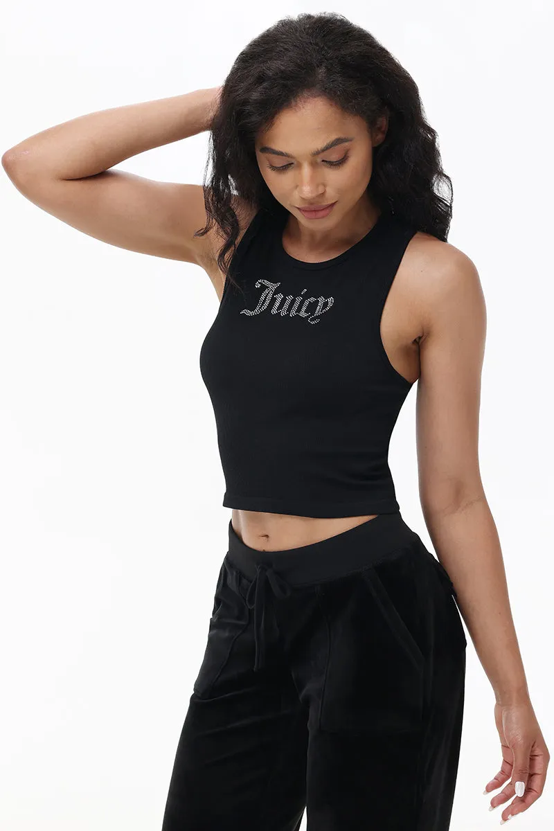 Small Bling High Neck Crop Tank sold by Juicy Couture product image thumbnail 2