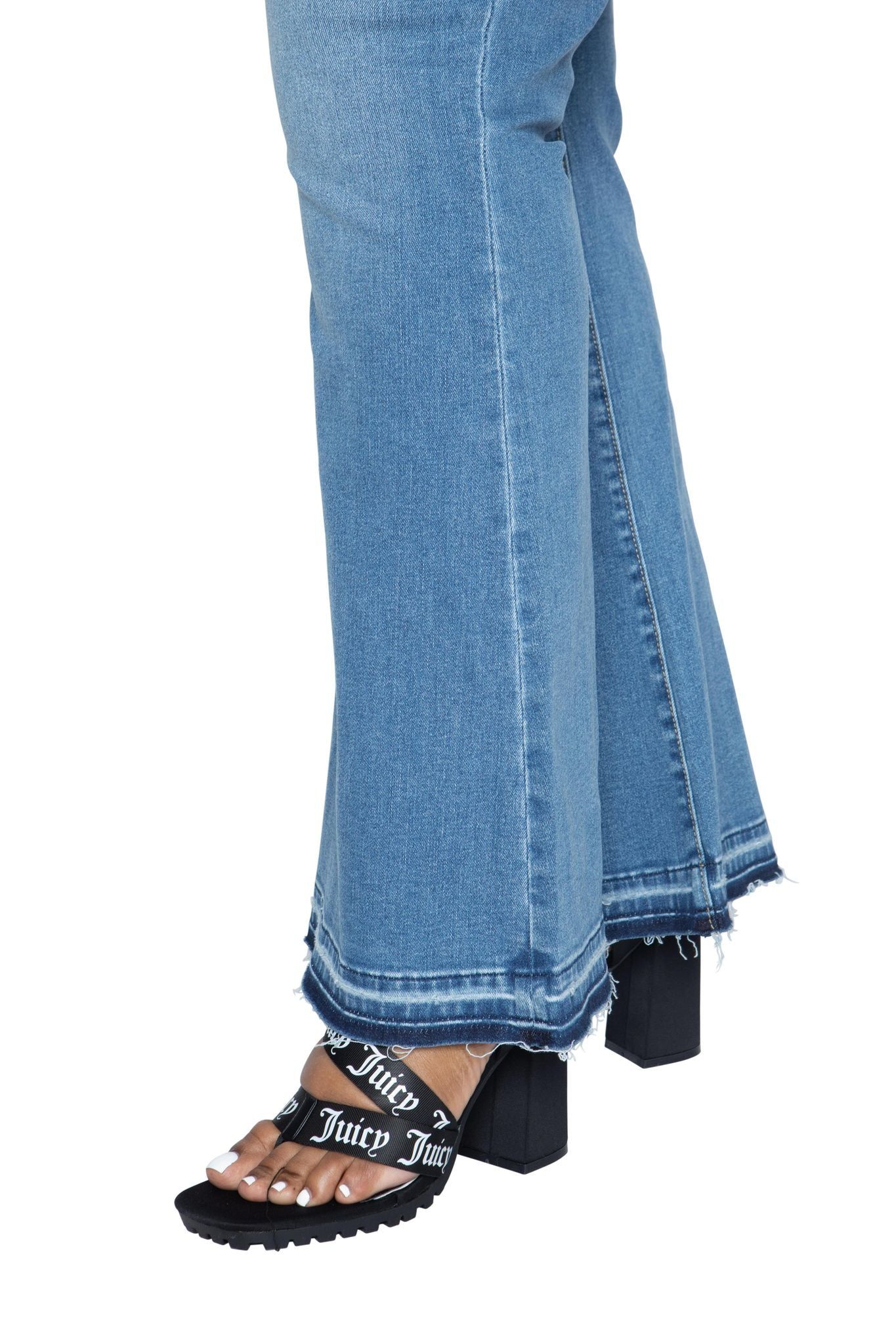 Plus-Size Malibu Flare Pull On Jeans sold by Juicy Couture product image thumbnail 4