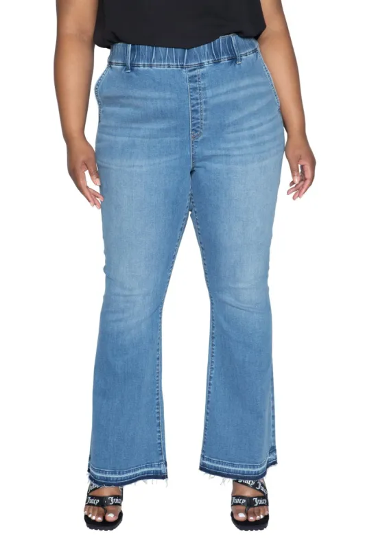 Plus-Size Malibu Flare Pull On Jeans sold by Juicy Couture