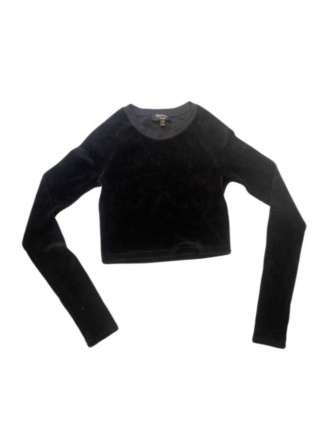 Velour Juicy Cropped Long Sleeve—REJUICED sold by Juicy Couture