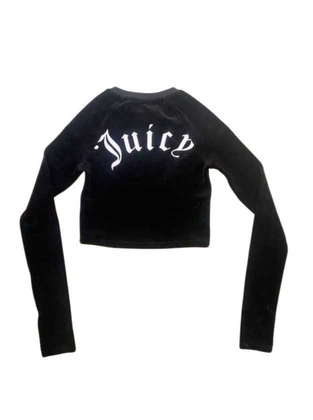Velour Juicy Cropped Long Sleeve—REJUICED sold by Juicy Couture product image thumbnail 2