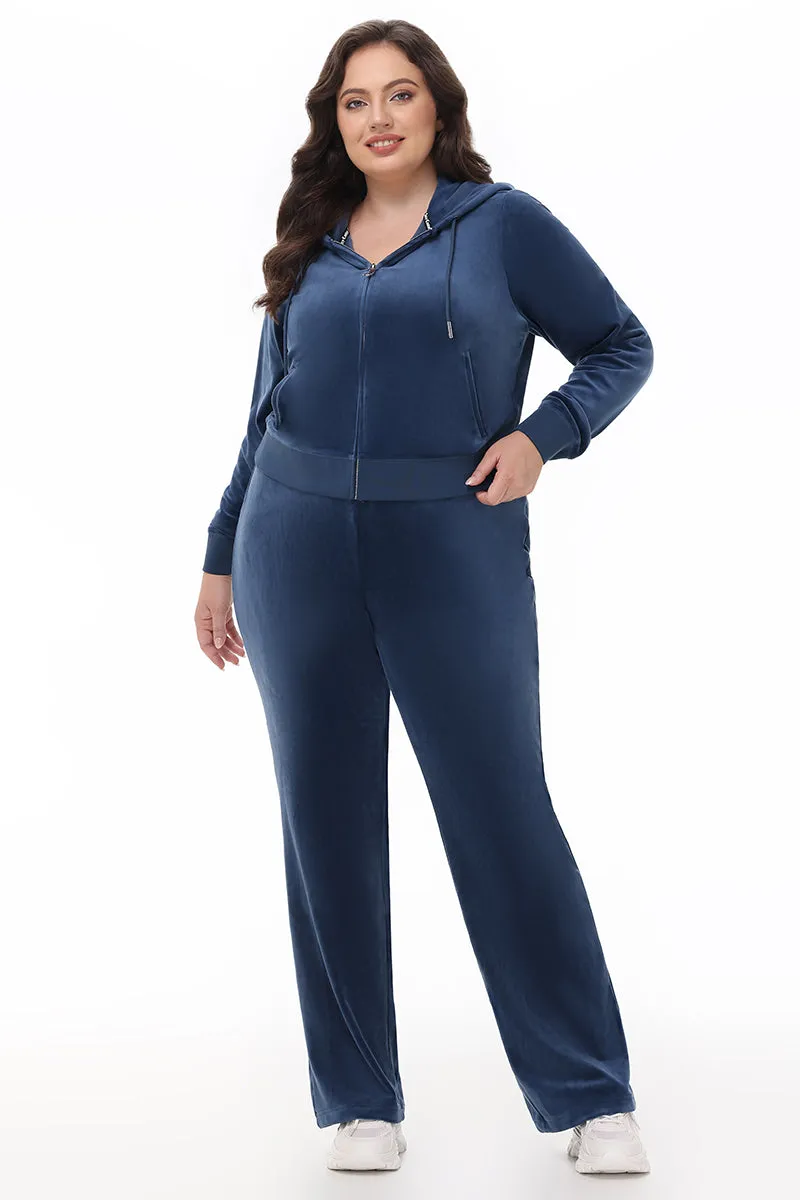 Plus-Size OG Big Bling Velour Hoodie sold by Juicy Couture product image thumbnail 5