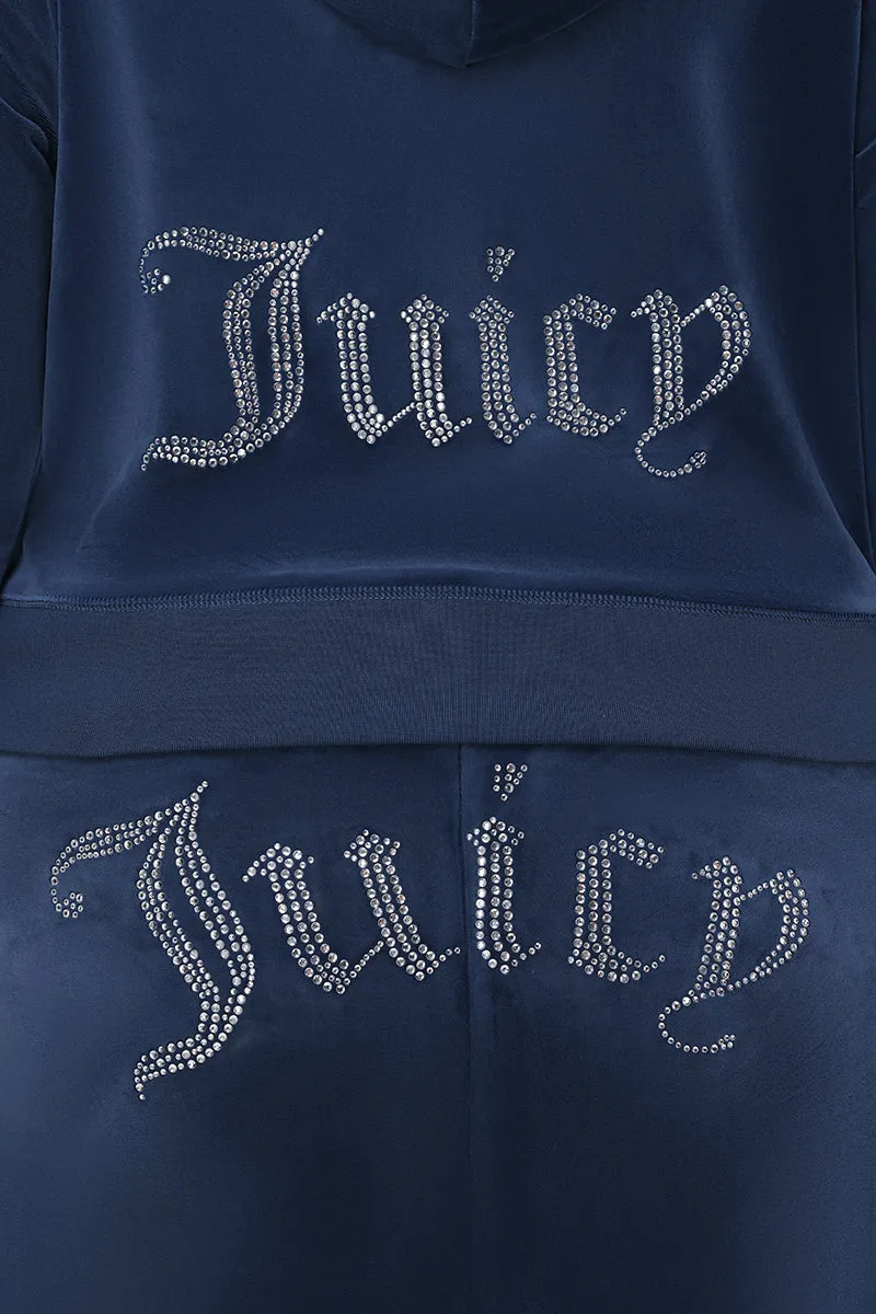 Plus-Size OG Big Bling Velour Hoodie sold by Juicy Couture product image thumbnail 4