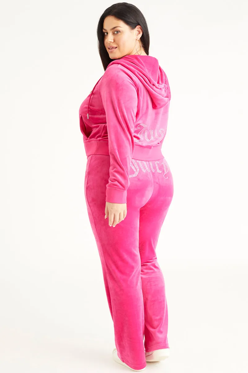 Plus-Size OG Big Bling Velour Track Pants sold by Juicy Couture product image thumbnail 5