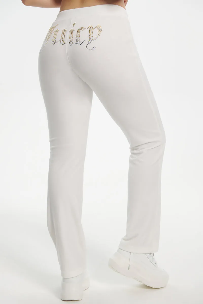 Ombre Big Bling Velour Track Pants sold by Juicy Couture