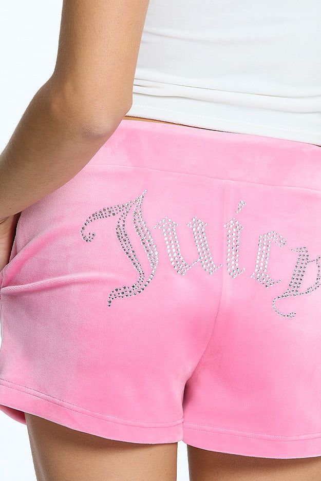 Big Bling Velour Track Shorts sold by Juicy Couture product image thumbnail 5