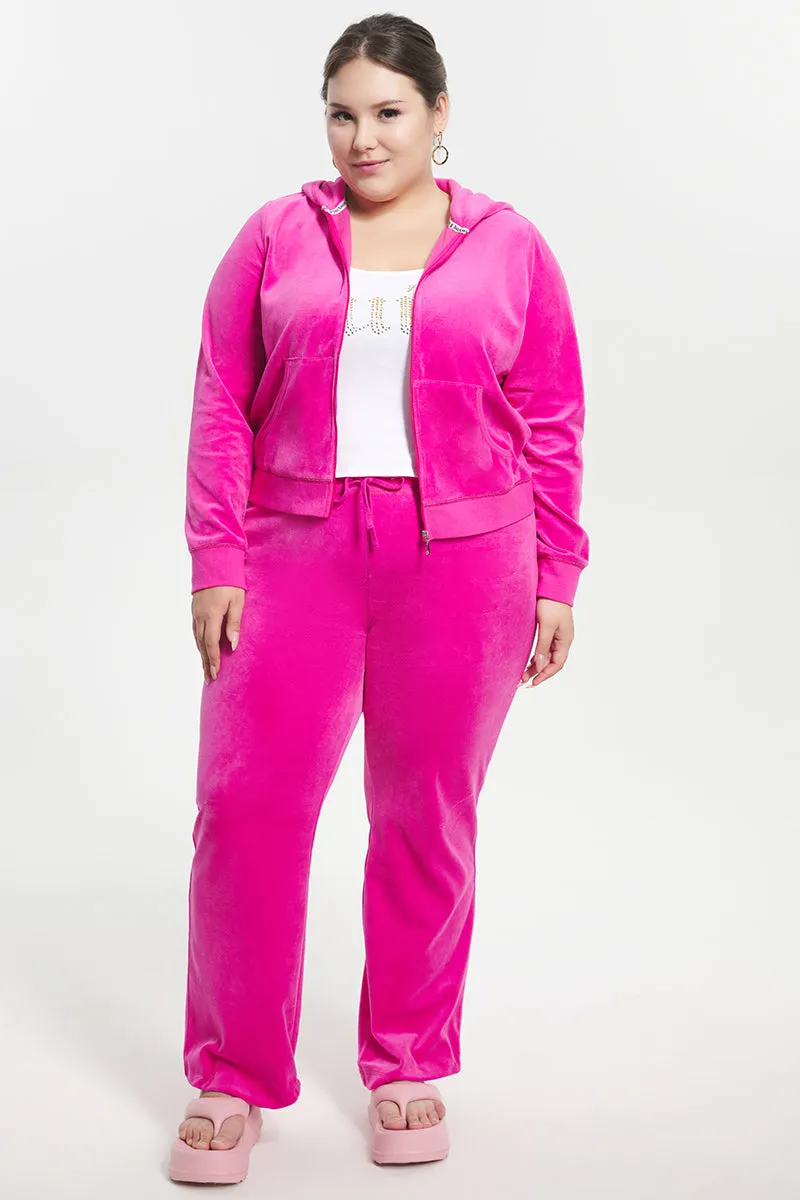 Plus-Size Classic Cotton Velour Hoodie sold by Juicy Couture product image thumbnail 5