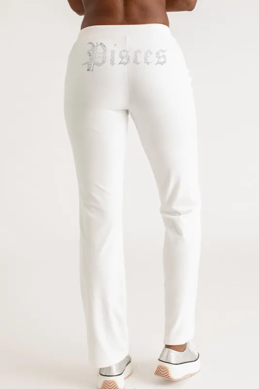 Pisces Customizable Big Bling Velour Track Pants sold by Juicy Couture