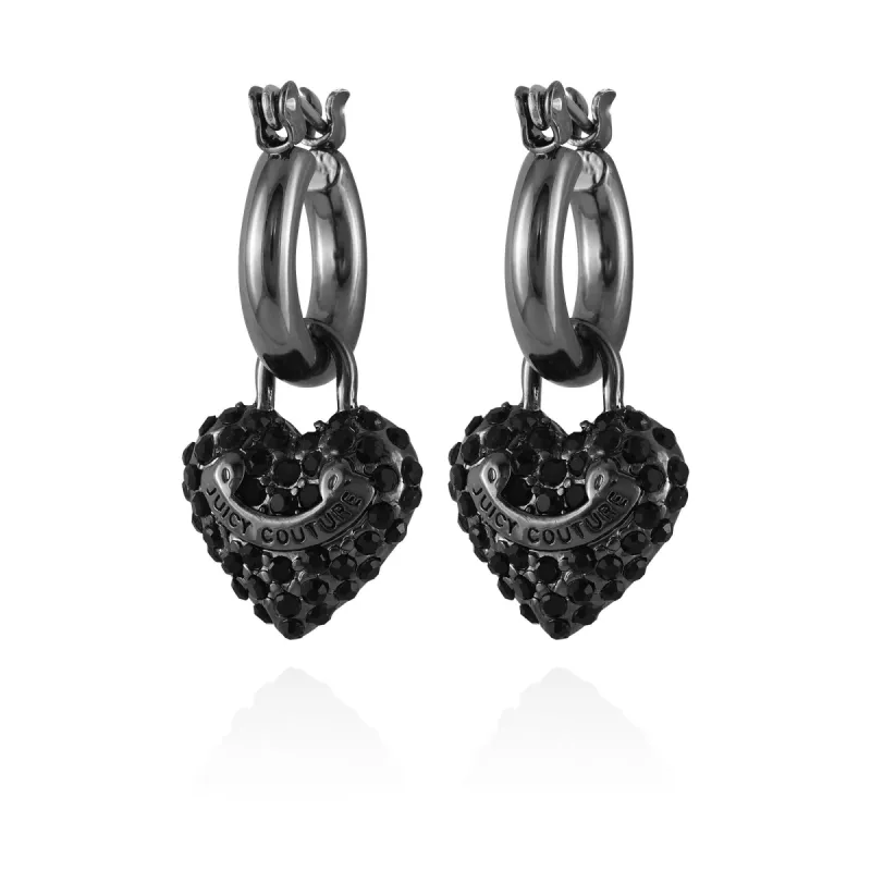 Bling Heart Hoop Earrings sold by Juicy Couture