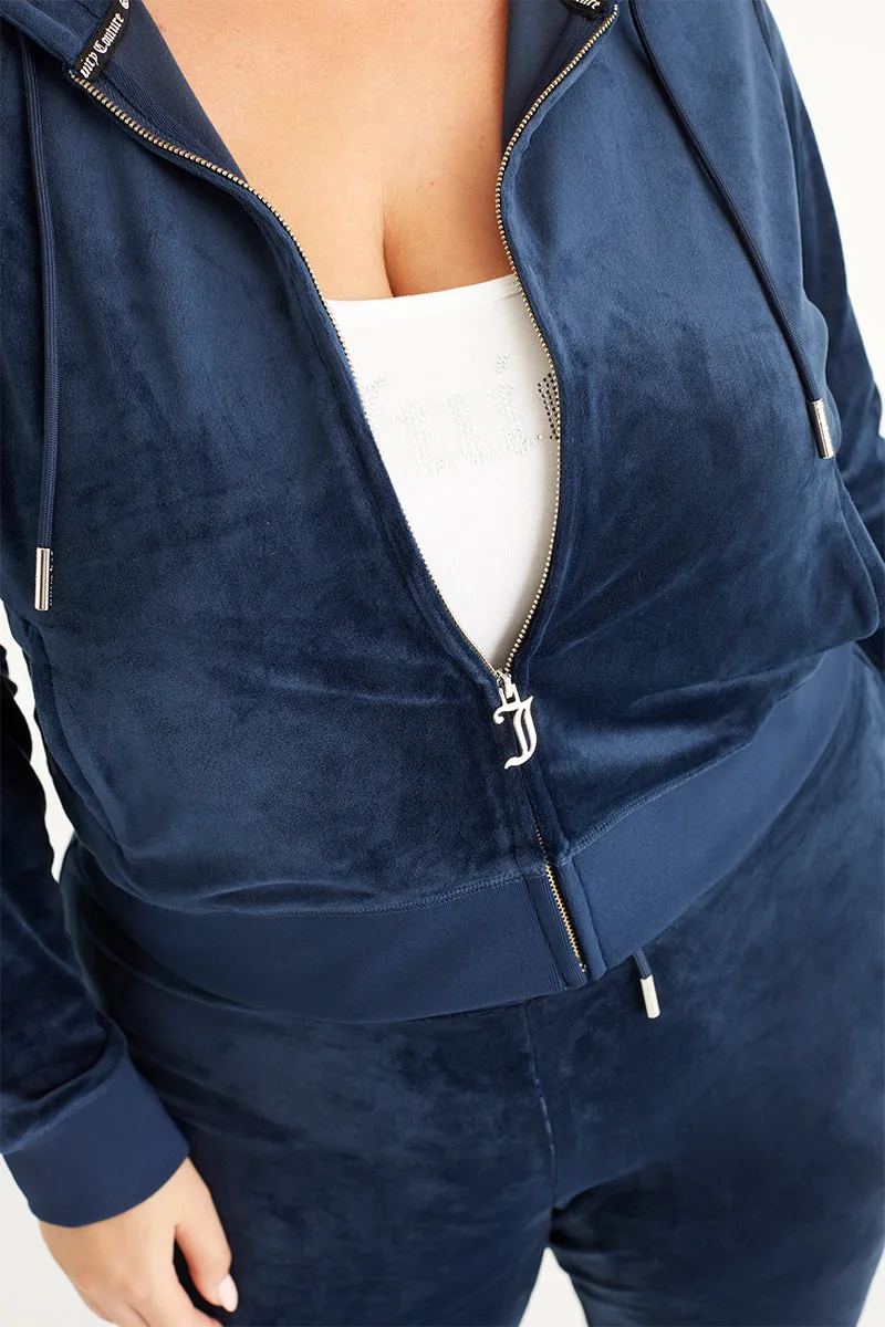 Plus-Size OG Big Bling Velour Hoodie sold by Juicy Couture product image thumbnail 5