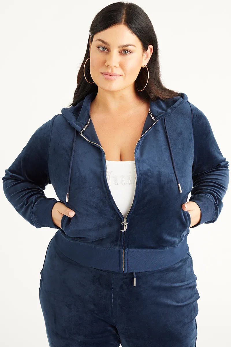 Plus-Size OG Big Bling Velour Hoodie sold by Juicy Couture product image thumbnail 2