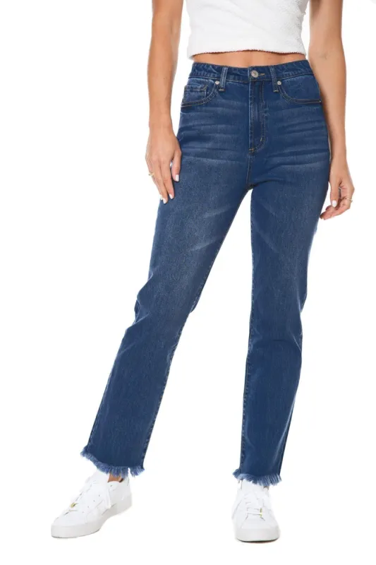 Frayed Hem Venice Straight Leg Jeans sold by Juicy Couture