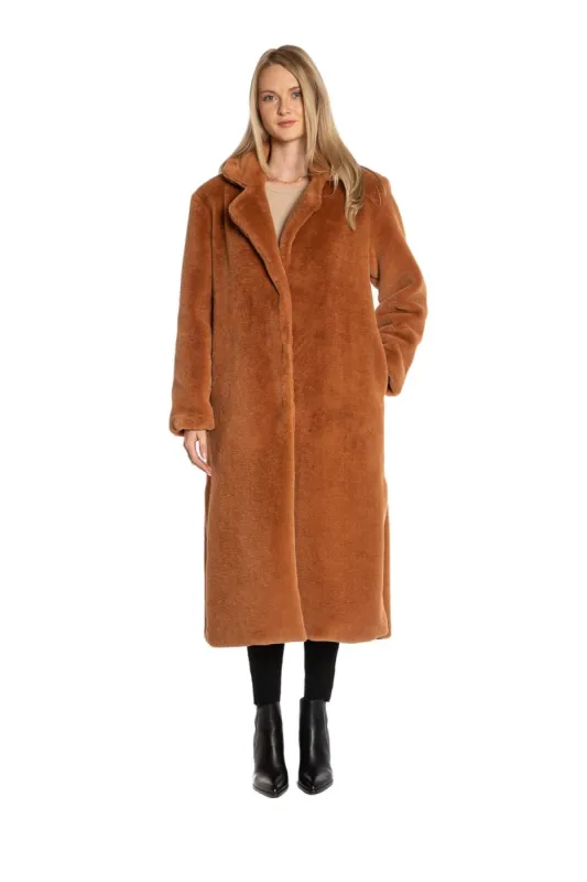 Faux Fur Teddy Trench Coat sold by Juicy Couture