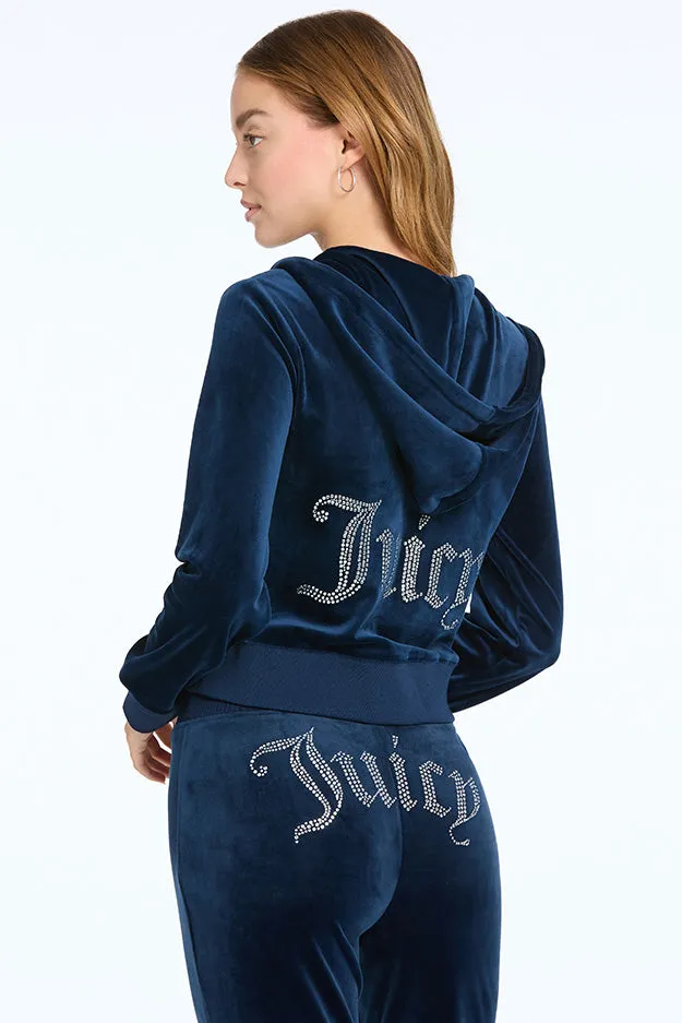 OG Big Bling Velour Hoodie sold by Juicy Couture