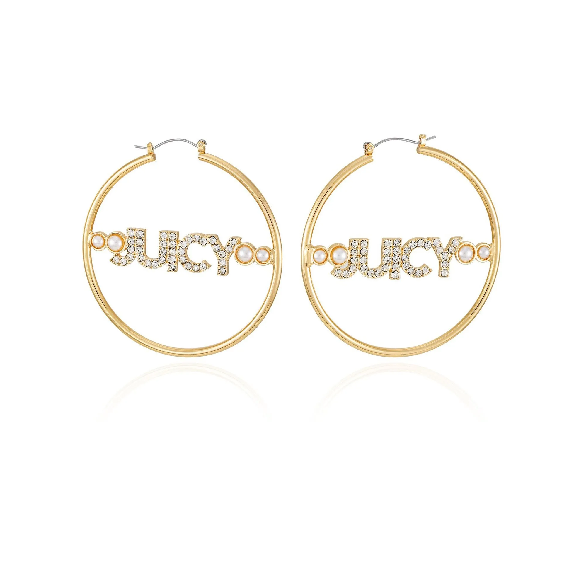 Logo Charm Hoops sold by Juicy Couture