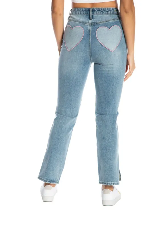 Venice Heart Shape Detail At Back Pockets Jeans sold by Juicy Couture