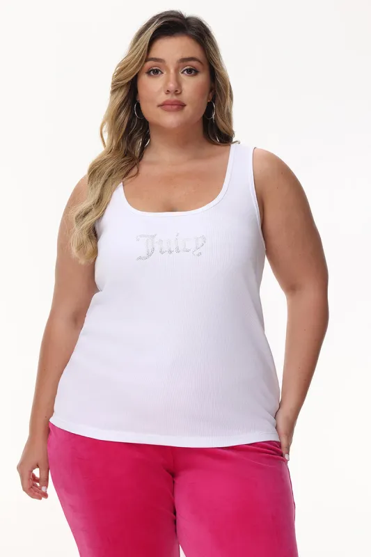 Plus-Size Long Bling Tank Top sold by Juicy Couture