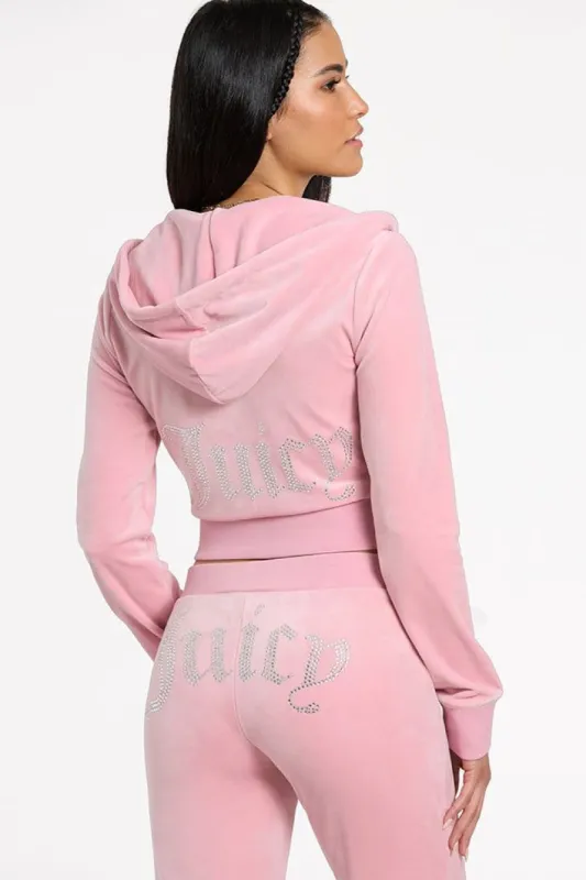 OG Big Bling Velour Hoodie (OLD 11.9.23) sold by Juicy Couture