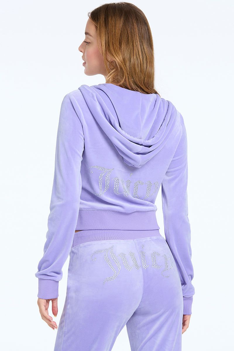 OG Big Bling Velour Hoodie sold by Juicy Couture