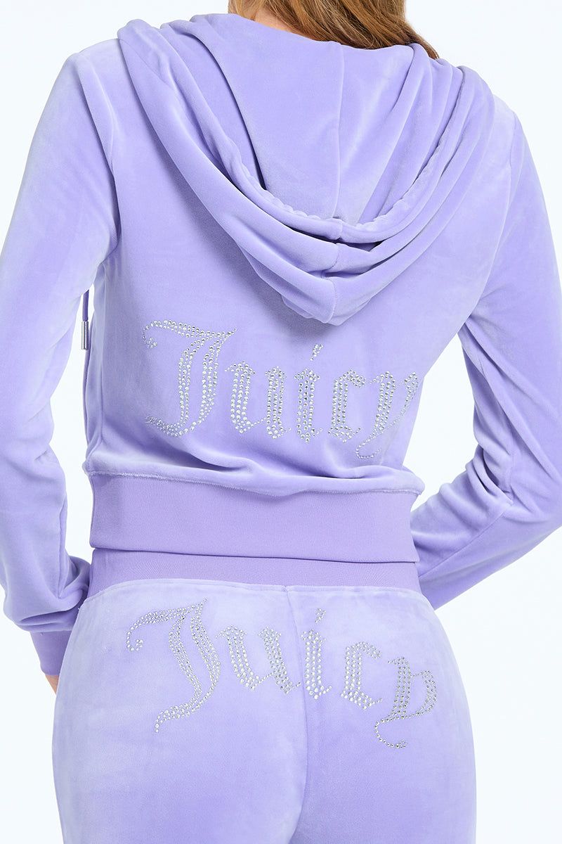 OG Big Bling Velour Hoodie sold by Juicy Couture product image thumbnail 6