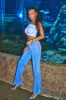 Ombre Bling Velour Track Pants sold by Juicy Couture