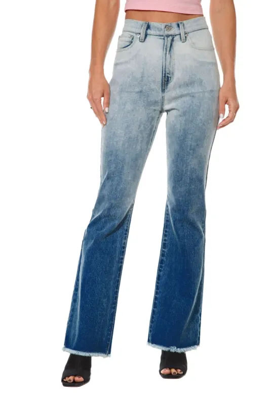 Malibu Ombre Flare Jeans sold by Juicy Couture