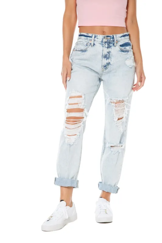 Destroyed Boyfriend Jeans sold by Juicy Couture