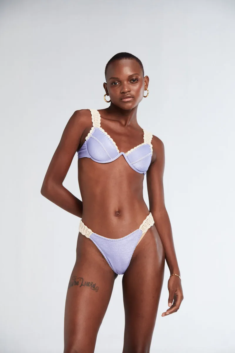 Capittana Alessia Lilac Shine with Crochet Top sold by Juicy Couture