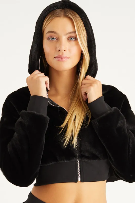 Cropped Faux Fur Jacket sold by Juicy Couture
