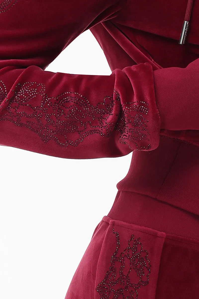 Lace Rhinestone Classic Hoodie sold by Juicy Couture product image thumbnail 4