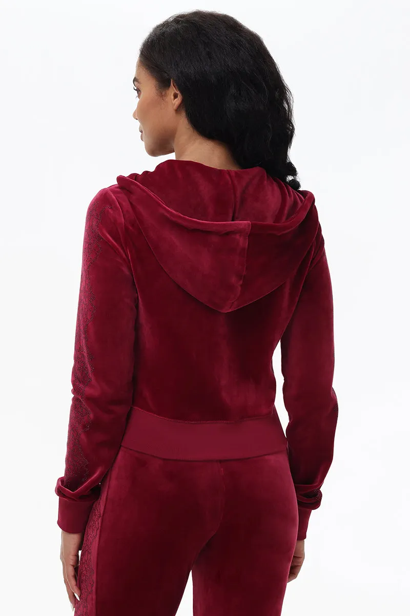 Lace Rhinestone Classic Hoodie sold by Juicy Couture product image thumbnail 2