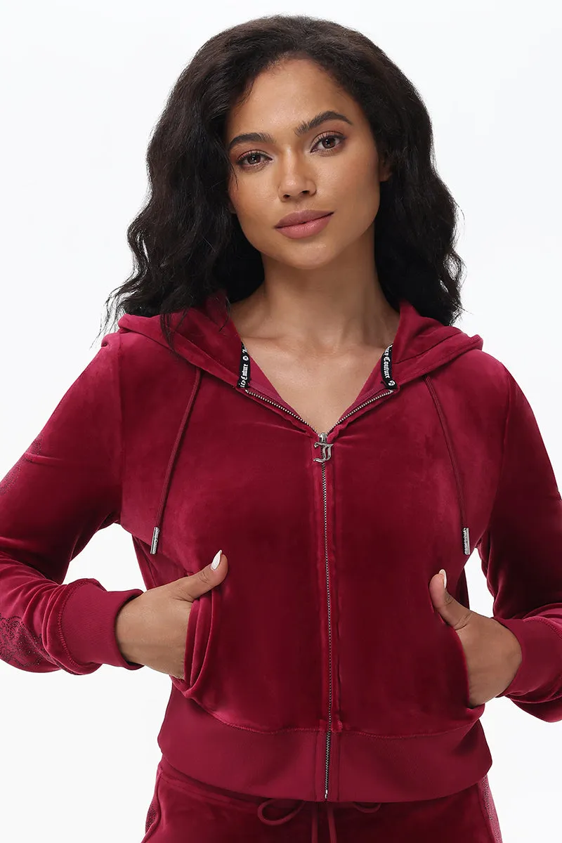 Lace Rhinestone Classic Hoodie sold by Juicy Couture product image thumbnail 3