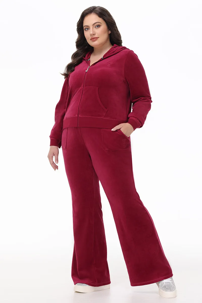 Plus-Size Heritage Cotton Velour Track Pants sold by Juicy Couture product image thumbnail 5
